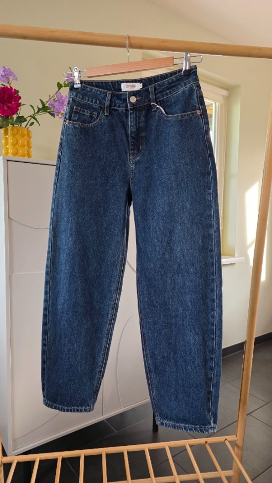 Ballon jeans donkere wassing