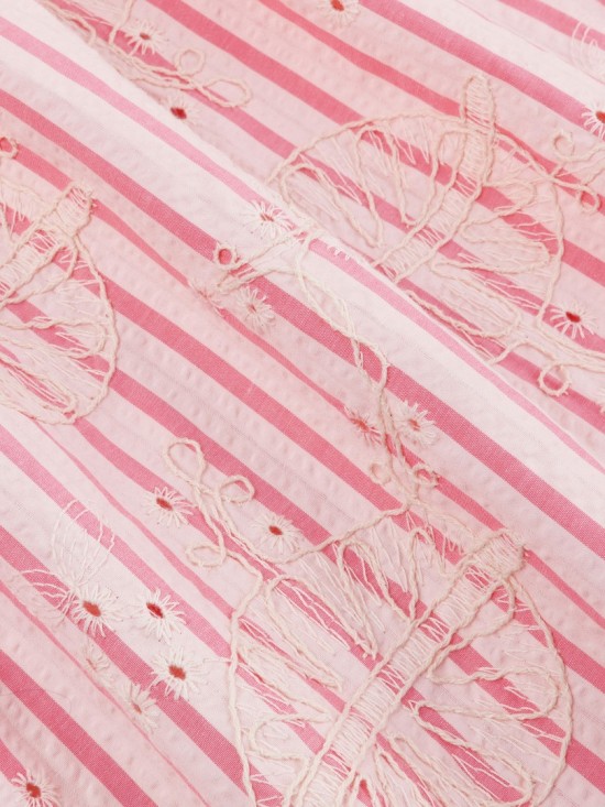 Blouse belinda pink stripe detail web