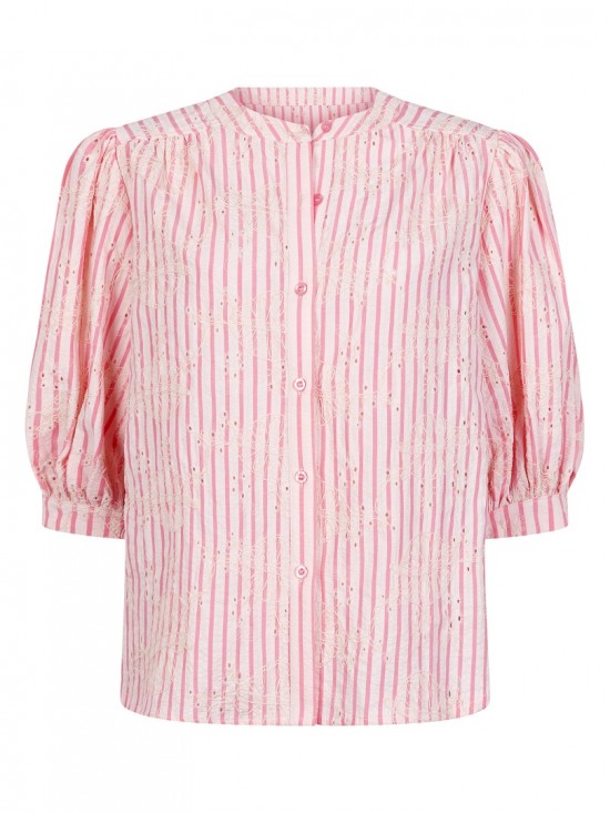 Blouse belinda pink stripe front web