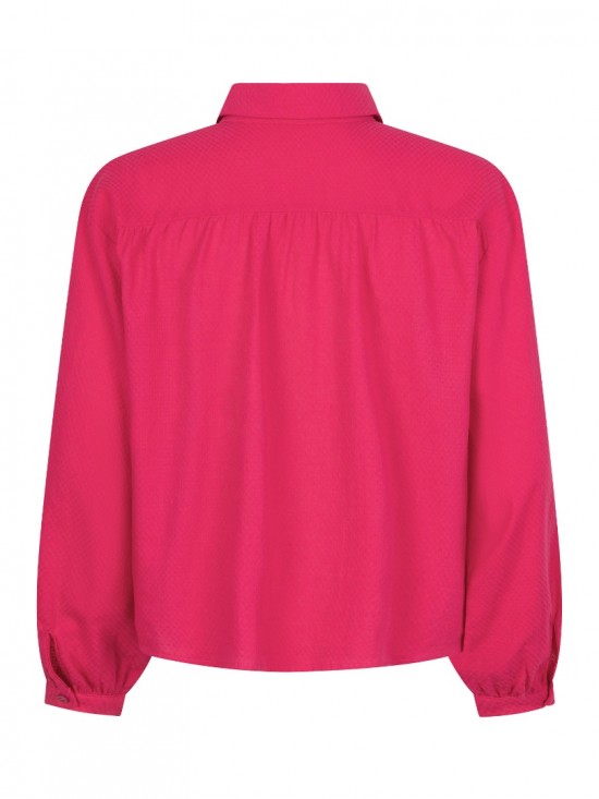 Blouse bonnie berry pink back
