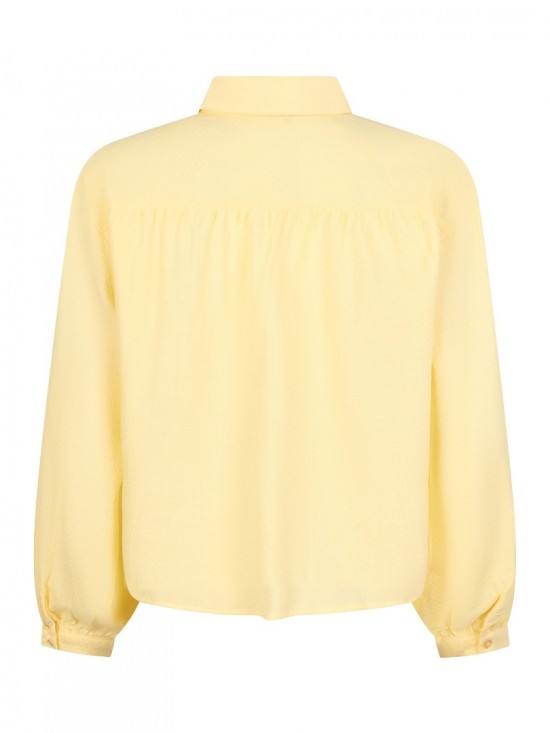 Blouse bonnie soft yellow back