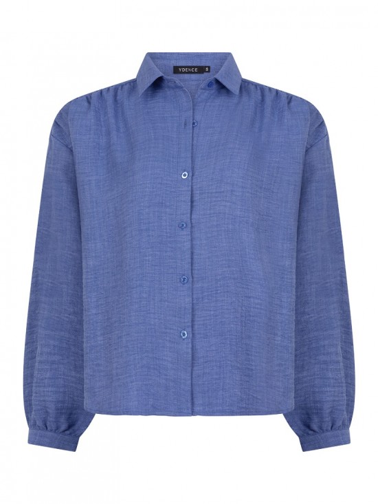 Blouse fenna denim blue front web