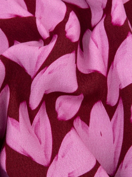 Blouse francesca pink flower detailweb white