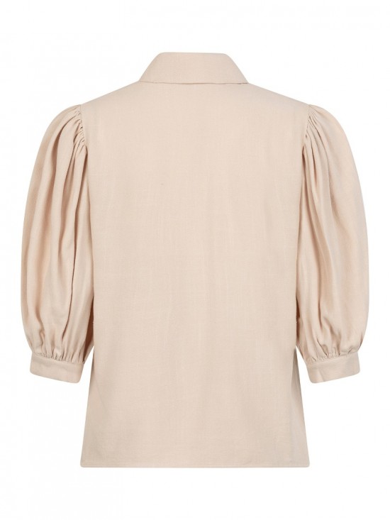 Blouse heidi beige back web