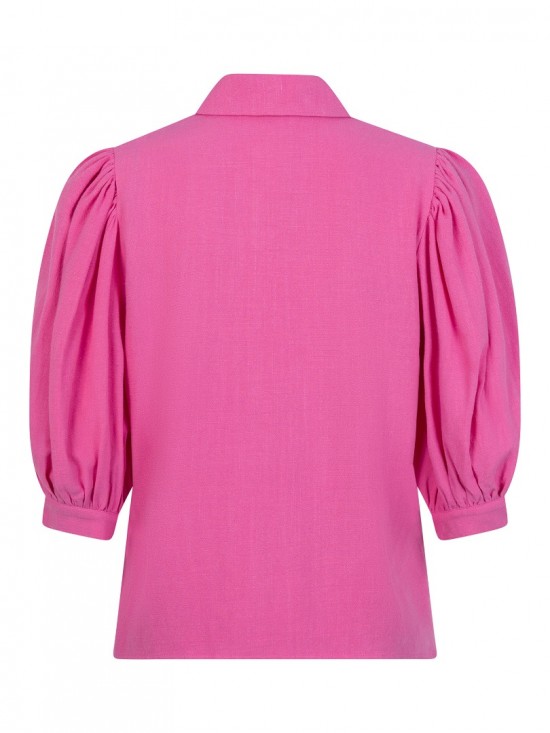 Blouse heidi pink back web