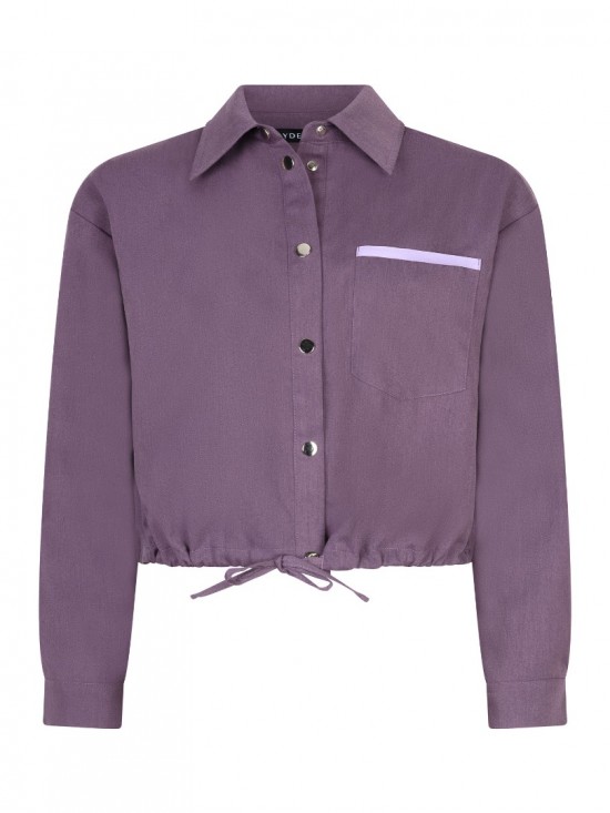 Blouse kess puprle soft purple frontweb white