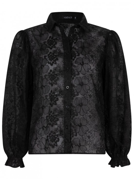 Blouse maura black front 0