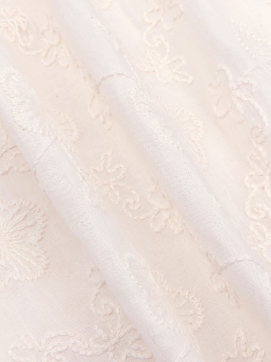 Blouse novia ecru detail