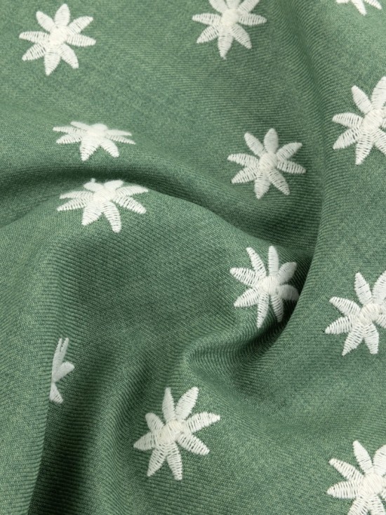 Blouse vivienne green detail web