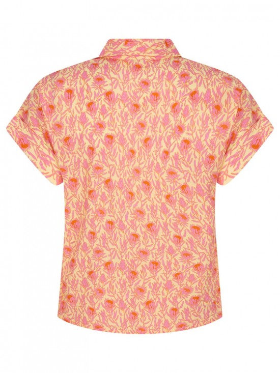 Blouse yuna yellow flower back