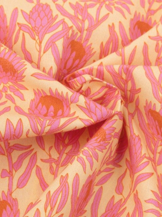 Blouse yuna yellow flower detail