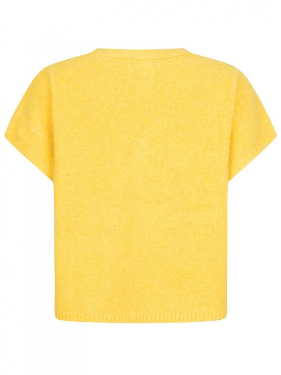 Cardigan amelie yellow back