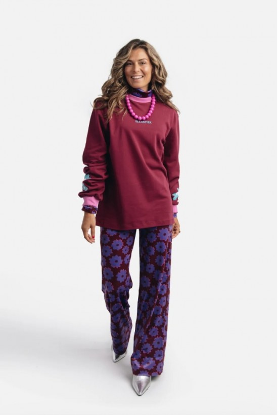 Ellastiek longsleeve cor fluwelen broek nina