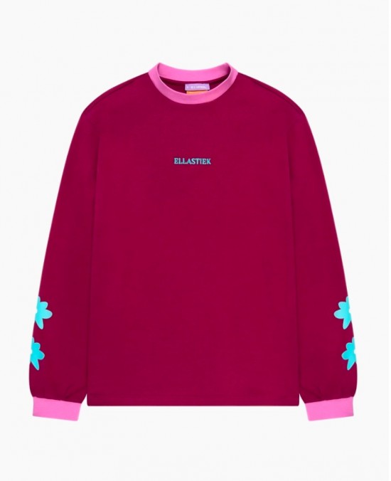 Ellastiek longsleeve cor front