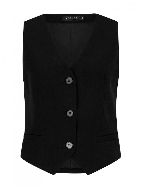 Gilet kaia black front 0