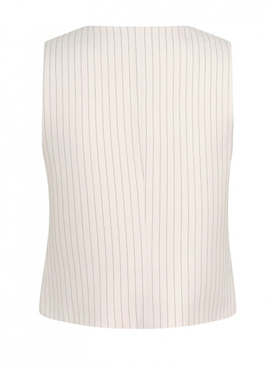 Gilet nadine off white back