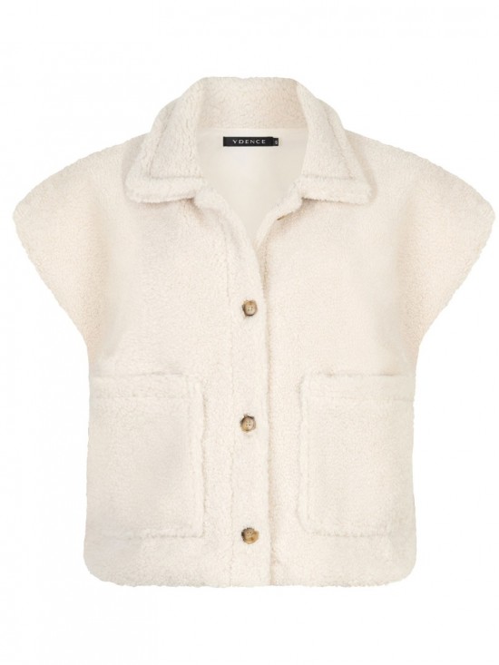 Gilet rejou ecru front 1web white