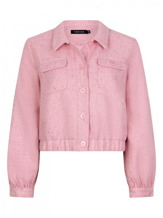 Jacket jinte pink front