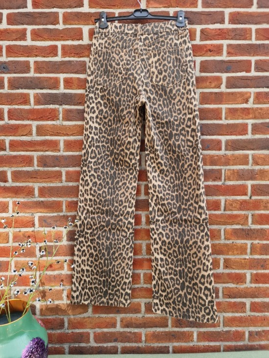 Jeans noortje leopard back