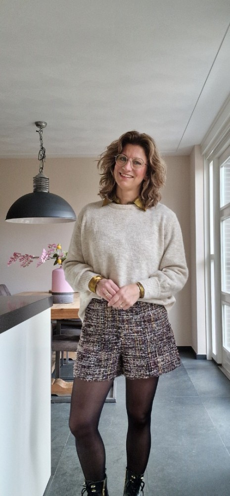 Knitted roxy blouse bo short keet