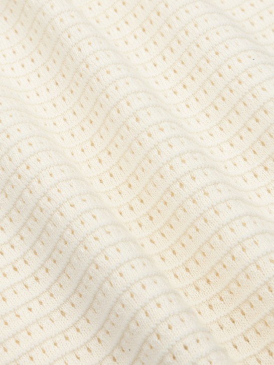 Knitted top clara ecru detailwhite background 0
