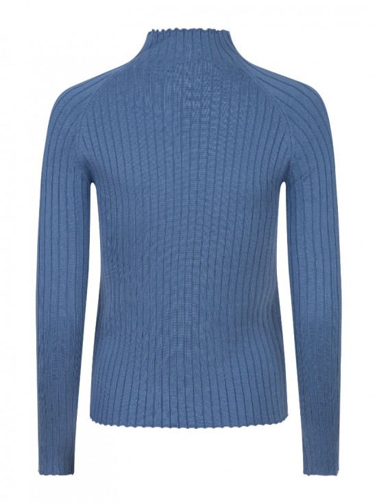 Knitted top kit blue back