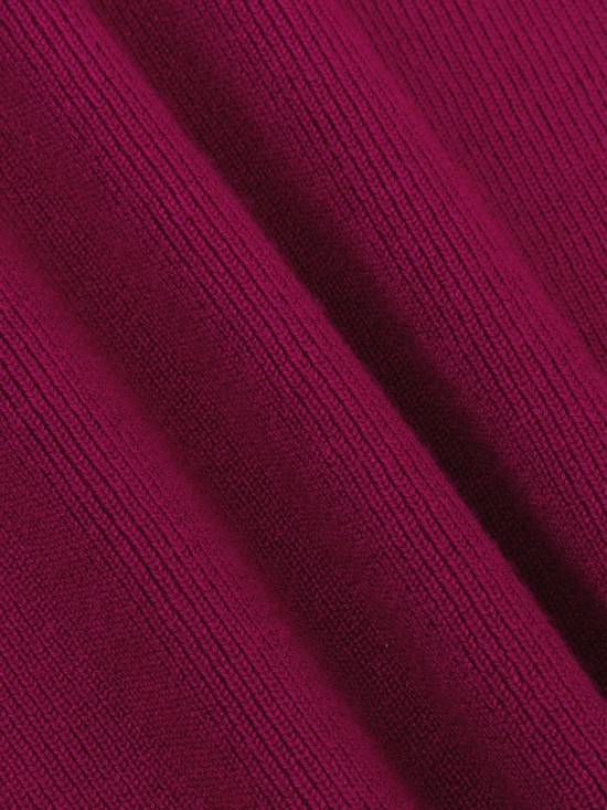 Knitted top shirley fuchsia purple detailweb white