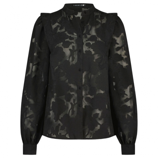 Label dot blouse mado front