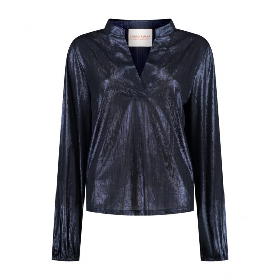 Luna blousebluefront