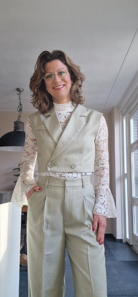 Pantalon  gilet groen