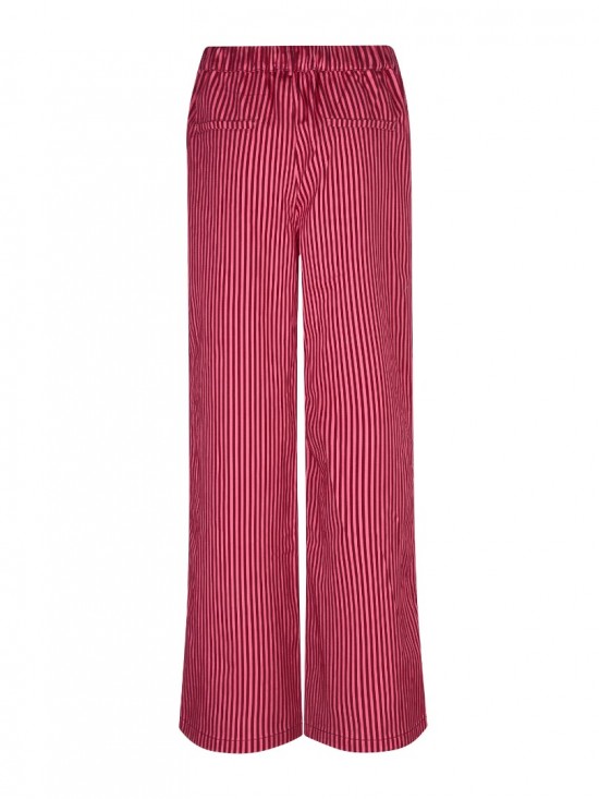 Pants djamilla coral pink burgundy backwhite background