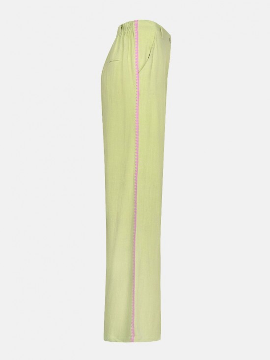 Pants kaya matcha green sidewhite lr