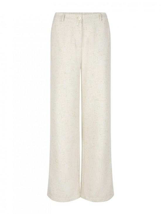 Pants leona ecru front