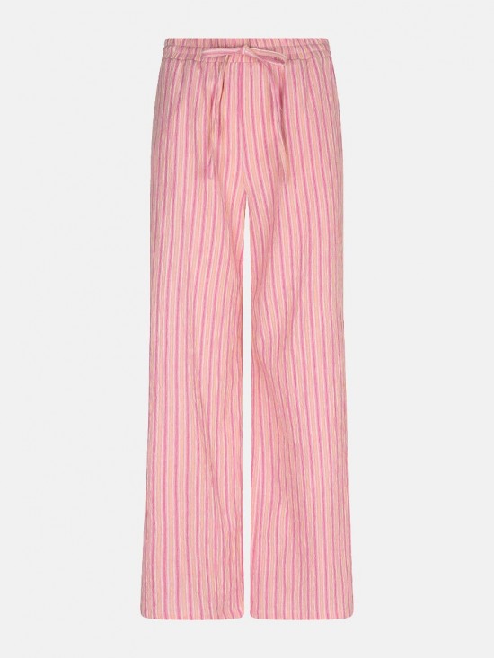 Pants lola pink stripe frontwhite lr