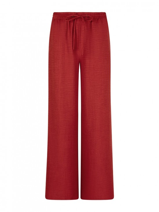 Pants marielle stone red front web