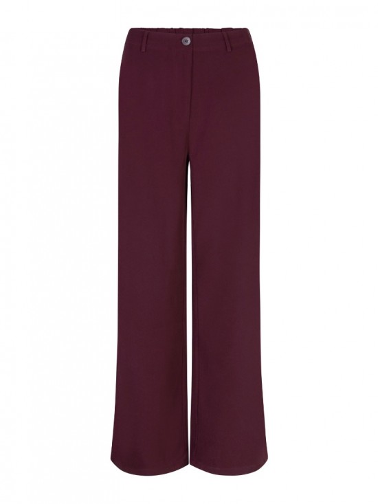 Pants solange burgundy frontweb white