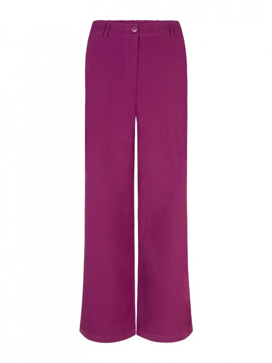 Pants solange fuchsia purple frontweb white
