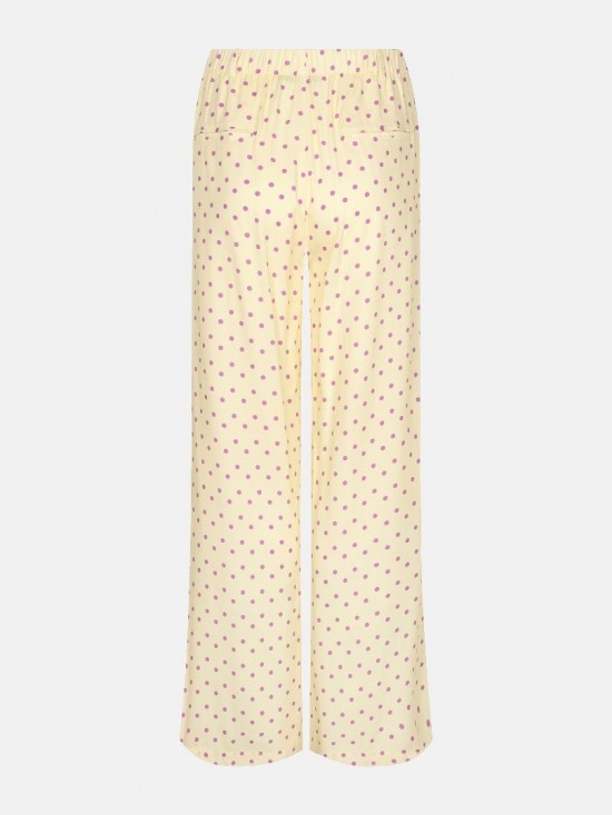 Pants stacey soft yellow backwhite lr