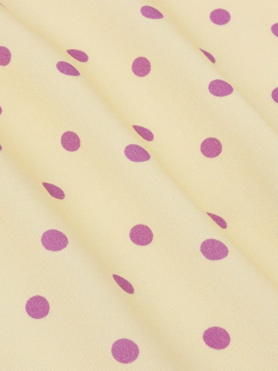 Pants stacey soft yellow detailwhite lr