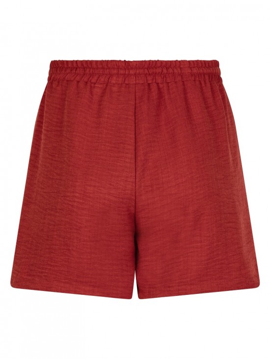 Short famke stone red back web