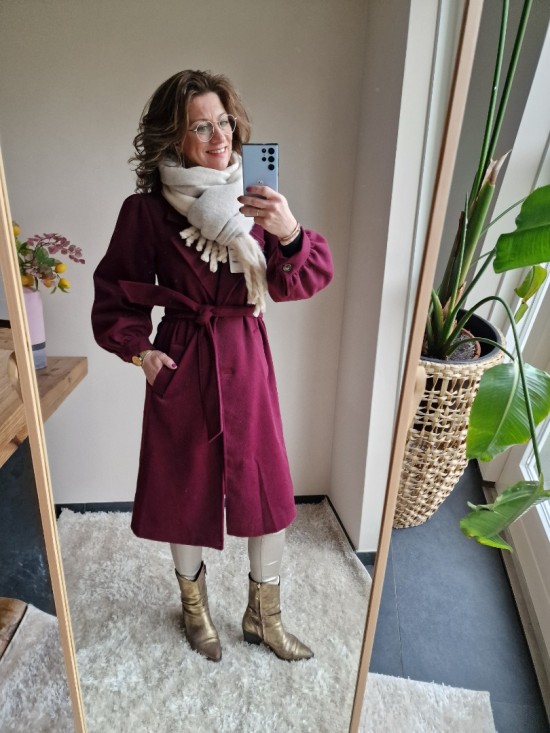 Sjaal grey coat melody