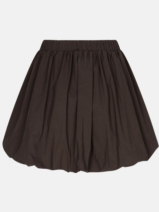 Skirt izzy dark brown backwhite lr