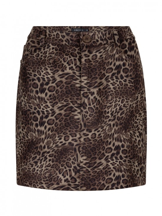 Skirt lola leopard front