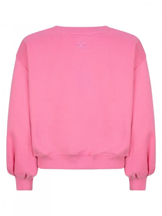 Sweater floral pink back