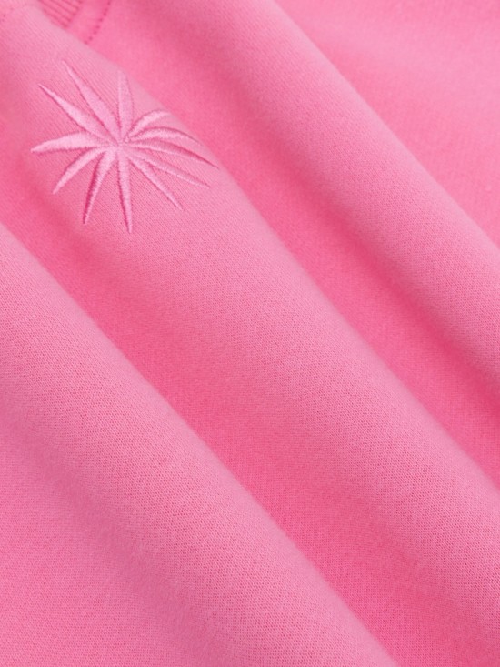 Sweater floral pink detail