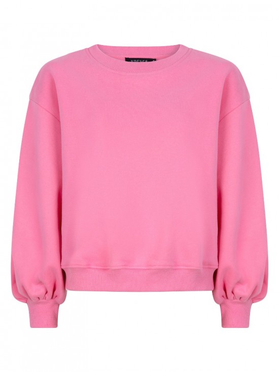 Sweater floral pink front