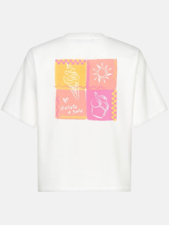T shirt gelato e sole off white backwhite lr 1