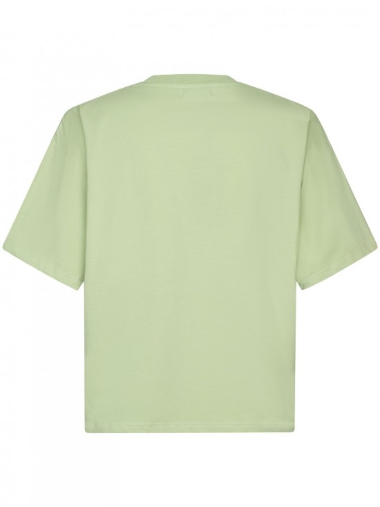 T shirt tropical soft green backwhite background