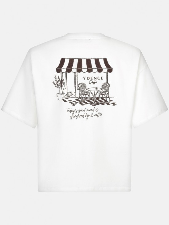 T shirt ydence cafe off white backwhite lr