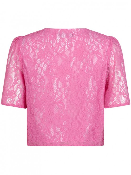 Top josephine hot pink back web